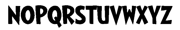 Grinzy Font UPPERCASE