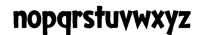 Grinzy Font LOWERCASE