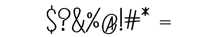 Grissini Stick Font OTHER CHARS