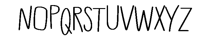 Grissini Stick Font UPPERCASE