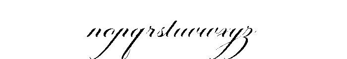 Gristha Script Regular Font LOWERCASE