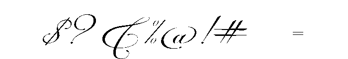 GristhaScript-Regular Font OTHER CHARS