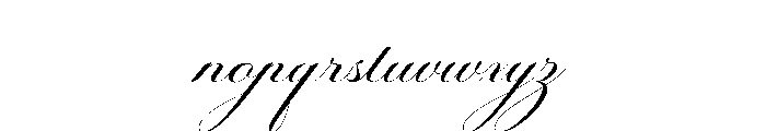 GristhaScript-Regular Font LOWERCASE