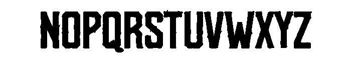 Gritforge Font UPPERCASE