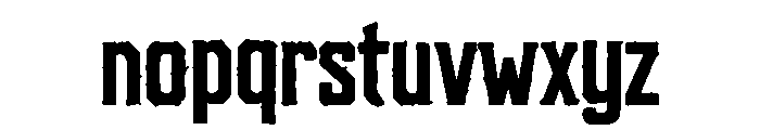 Gritforge Font LOWERCASE
