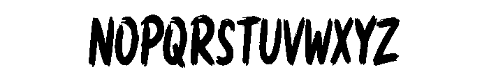 Gritfury Font UPPERCASE