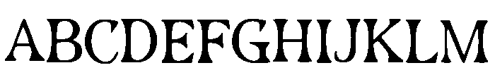 Gritor Regular Font UPPERCASE