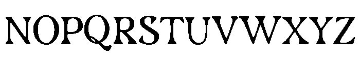 Gritor Regular Font LOWERCASE