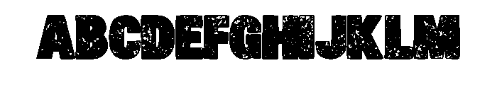 Gritty Distressed Stamp Regular FONT