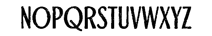Gritty Gatsby Font UPPERCASE