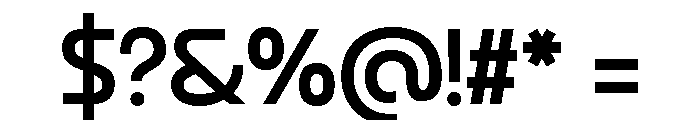 Grogol Regular Font OTHER CHARS