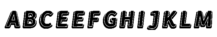 Groin Regular Font UPPERCASE