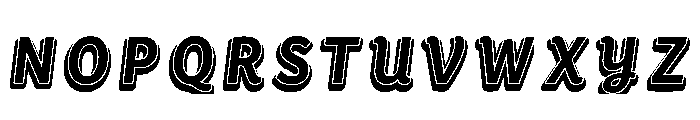 Groin Regular Font LOWERCASE