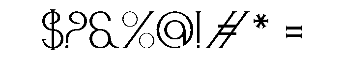 Gromook Font OTHER CHARS