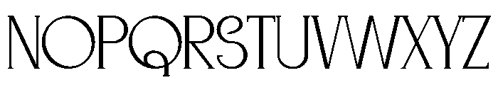 Gromook Font LOWERCASE