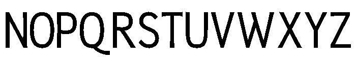 Gromothiq Font LOWERCASE