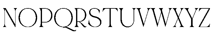 Grons Marune Font UPPERCASE