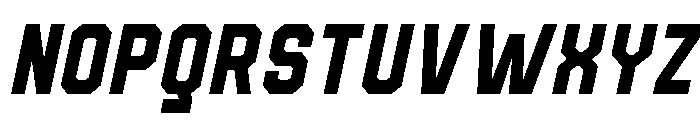 Gront Italic Font UPPERCASE