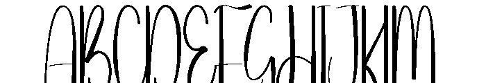 Groompy Font UPPERCASE