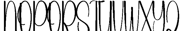 Groompy Font UPPERCASE