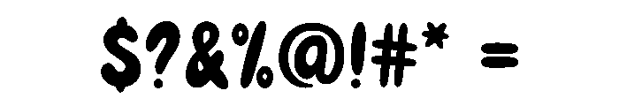 Groove Bounce Font OTHER CHARS