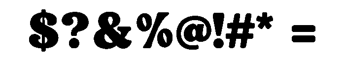 Groove Heart Font OTHER CHARS
