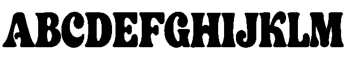 Groove Heart Font UPPERCASE