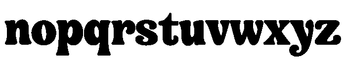 Groove Heart Font LOWERCASE