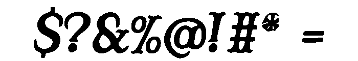 Groove_Machine Font OTHER CHARS