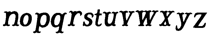 Groove_Machine Font LOWERCASE