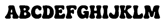 Groovesta Regular Font UPPERCASE