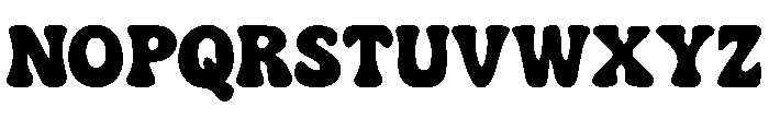 Groovesta Regular Font UPPERCASE