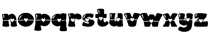 Groovi Heart Font LOWERCASE