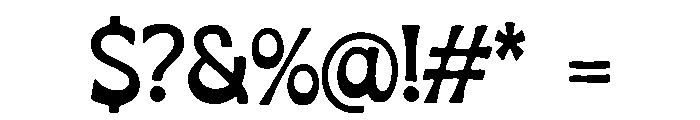 Groovier Font OTHER CHARS