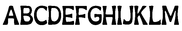 Groovier Font UPPERCASE
