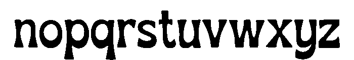 Groovier Font LOWERCASE
