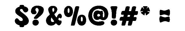 Groovina Regular Font OTHER CHARS