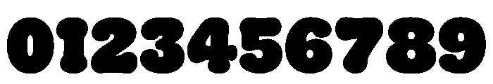 Groovy Blobs Regular Font OTHER CHARS