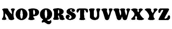 Groovy Bloom Regular Font UPPERCASE