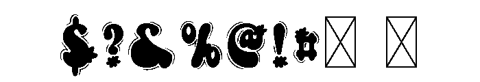 Groovy Bloom Font OTHER CHARS