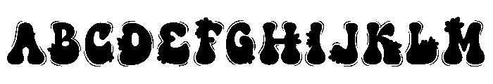 Groovy Bloom Font UPPERCASE