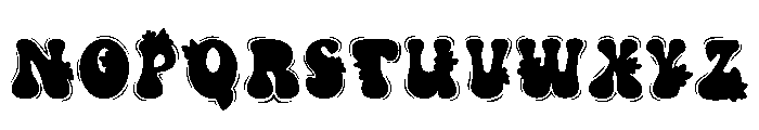 Groovy Bloom Font UPPERCASE
