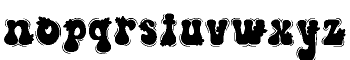 Groovy Bloom Font LOWERCASE