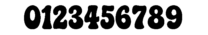 Groovy Chunky Font OTHER CHARS