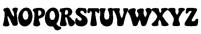 Groovy Deluxe Font UPPERCASE