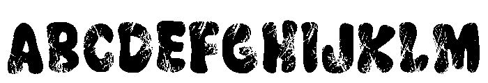 Groovy Destroy Regular Font UPPERCASE