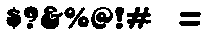 Groovy Easter Font OTHER CHARS