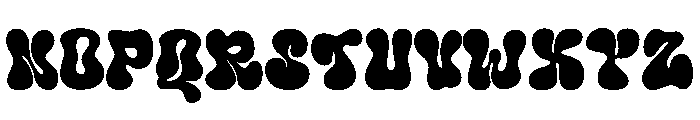 Groovy Ghoul Regular Font UPPERCASE