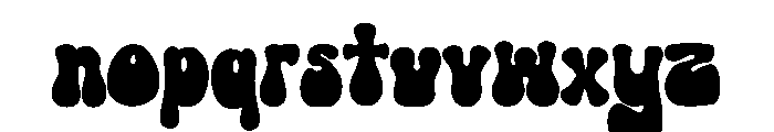 Groovy Groovy Font LOWERCASE