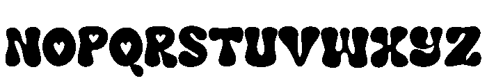 Groovy Holiday Font UPPERCASE